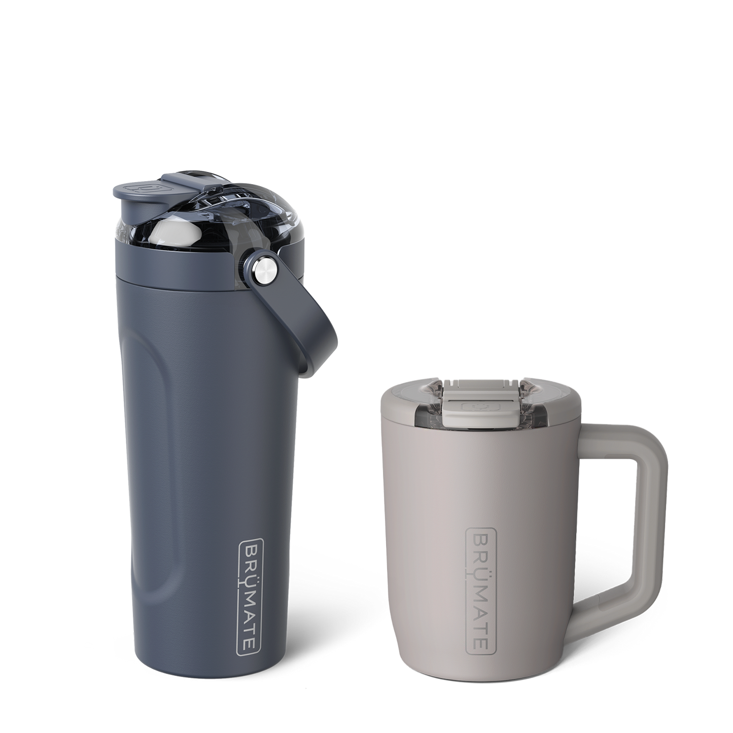 Hydrate + Caffeinate Bundle | Mocha & Nightfall Blue | 15oz/25oz V5 image 1