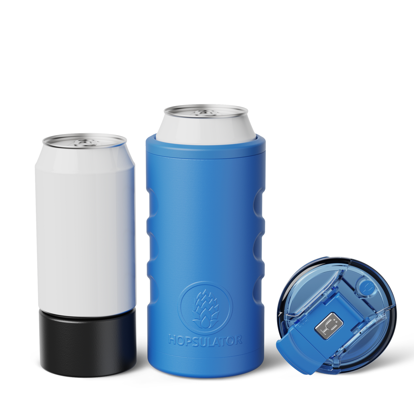 Retro Hopsulator Trio | Matte Azure | 12/16oz Standard Cans N6 image 1