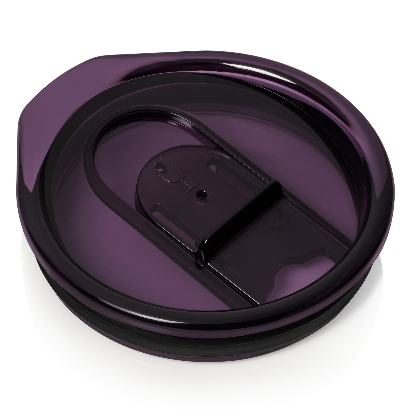 Uncork'd XL Non-BevLock™ | (Clear, Black and Purple) | 14oz Wine Glass J8 image 2