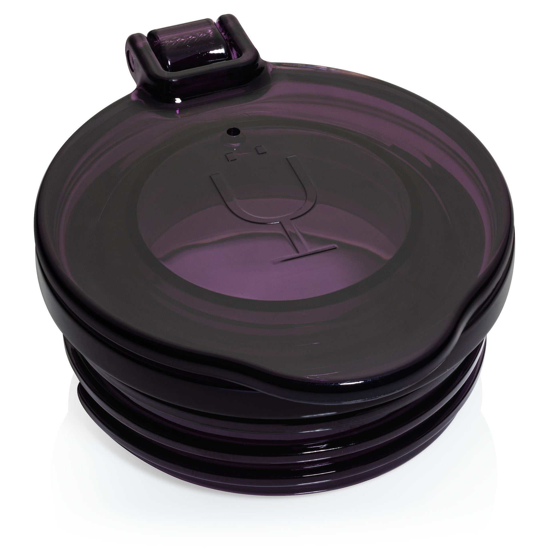 Champagne Flute Replacement Lids | (Clear, Purple & Black) W8 image 1