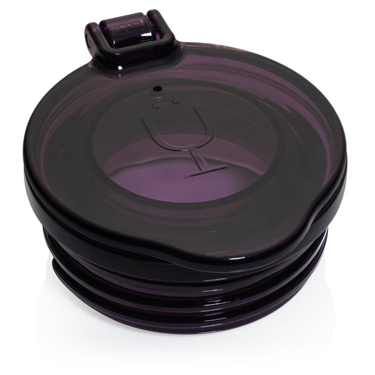 Champagne Flute Replacement Lids | (Clear, Purple & Black) W8 image 1