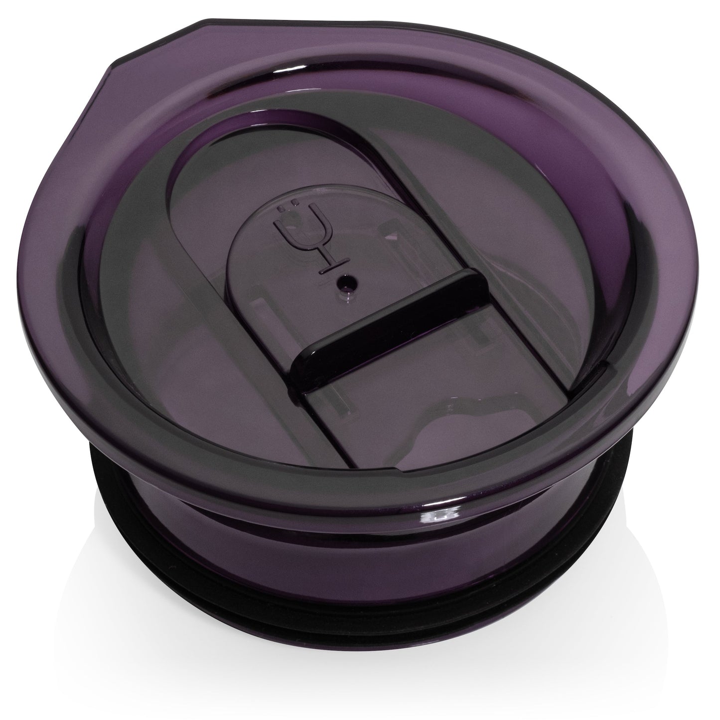 Hopsulator Slim Tumbler Lids (Clear, Black and Purple) T5 image 2