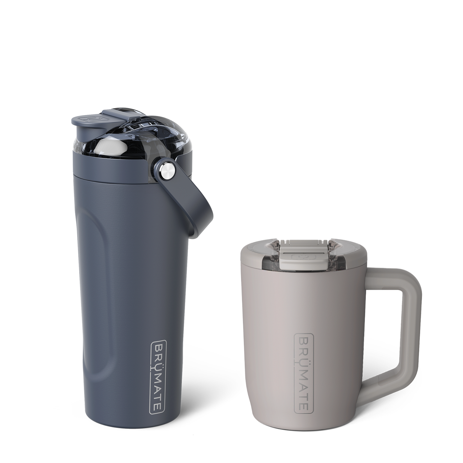Hydrate + Caffeinate Bundle | Mocha & Nightfall Blue | 15oz/25oz V5 image 1