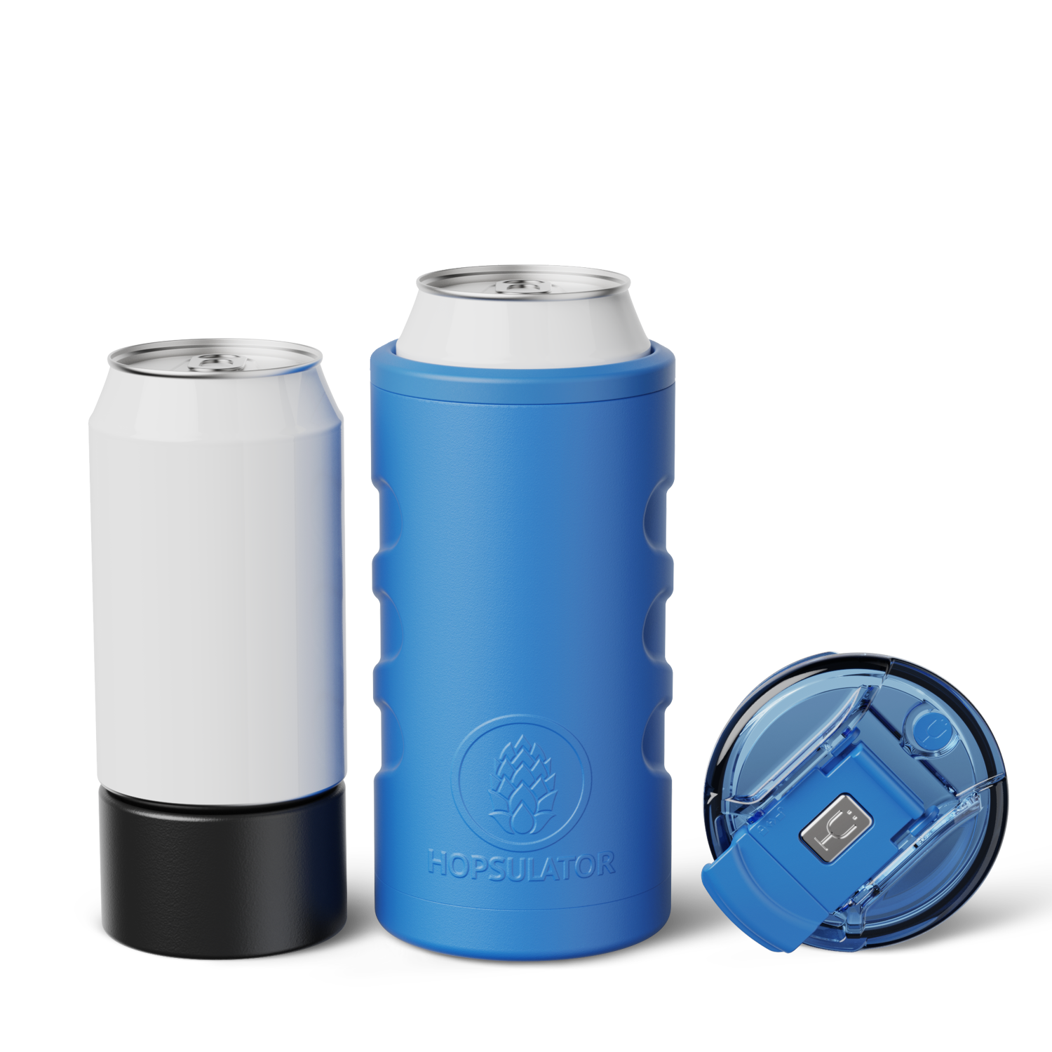 Retro Hopsulator Trio | Matte Azure | 12/16oz Standard Cans N6 image 1