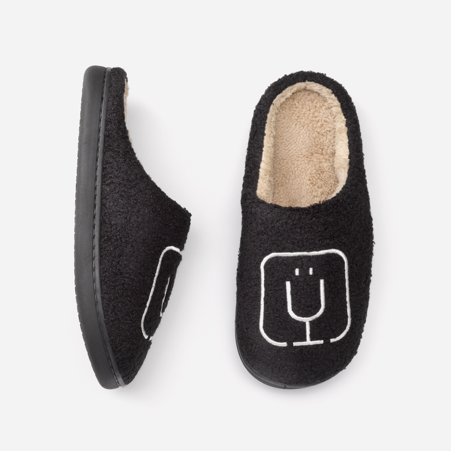 BrüMate Fuzzy Slippers | Black J4 image 2