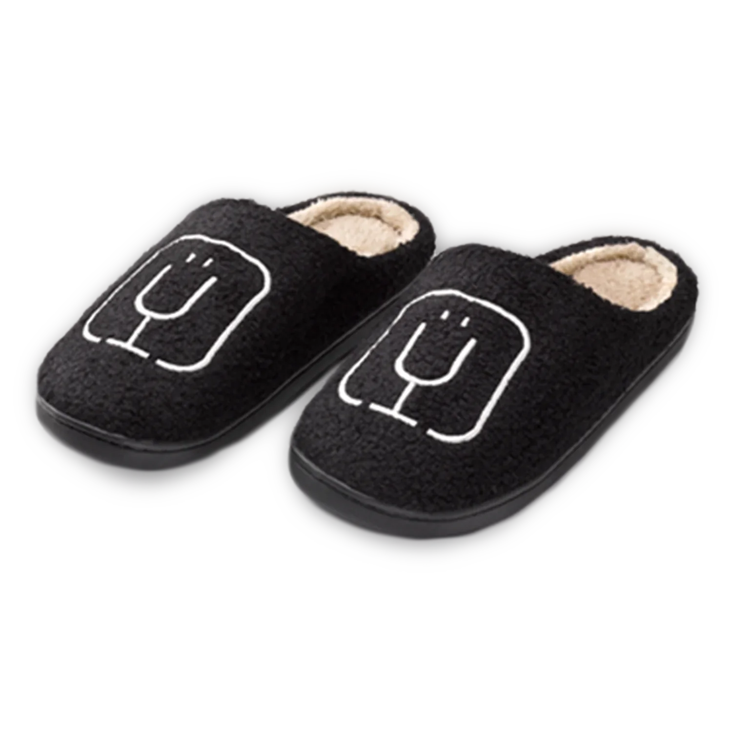 BrüMate Fuzzy Slippers | Black J4 image 1