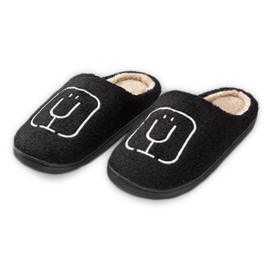 BrüMate Fuzzy Slippers | Black J4 image 1